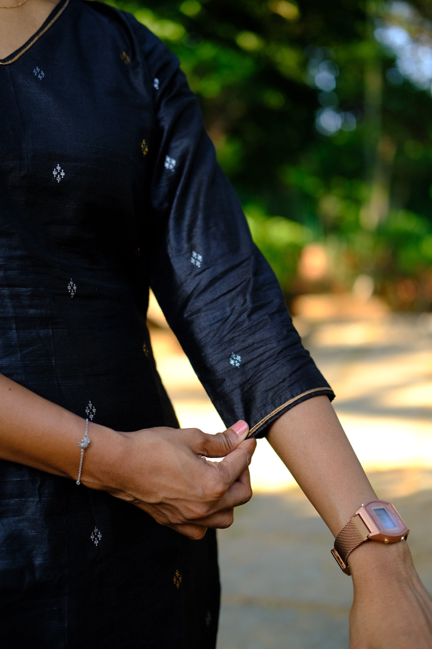 Midnight Black Kurti